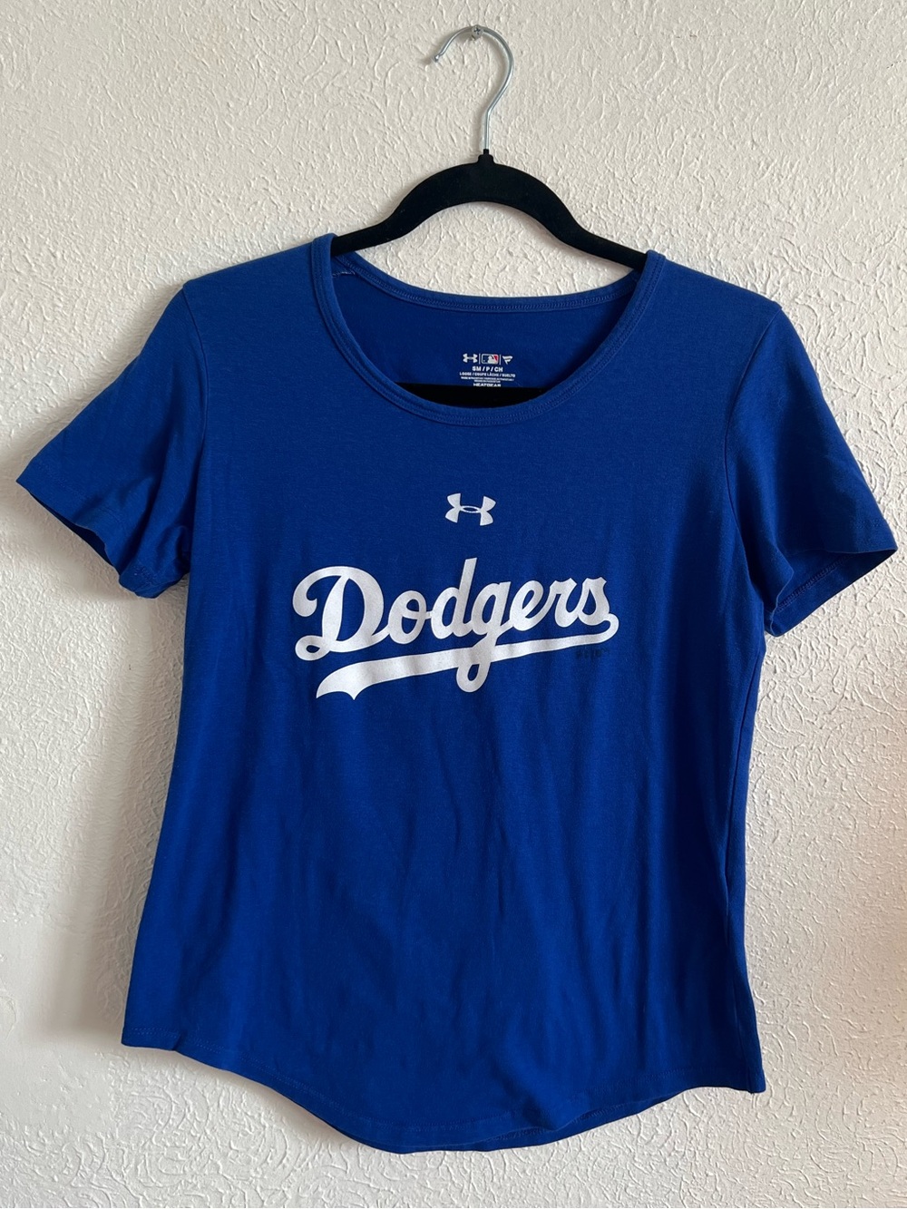 Under Armour Women’s Dodgers Royal Blue Short Sleeve Tee